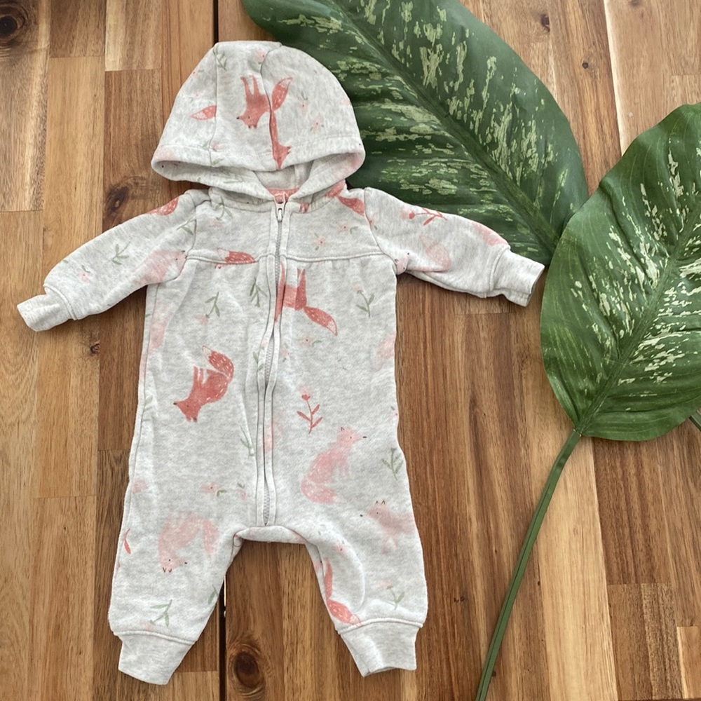 Baby zipper jumpsuit